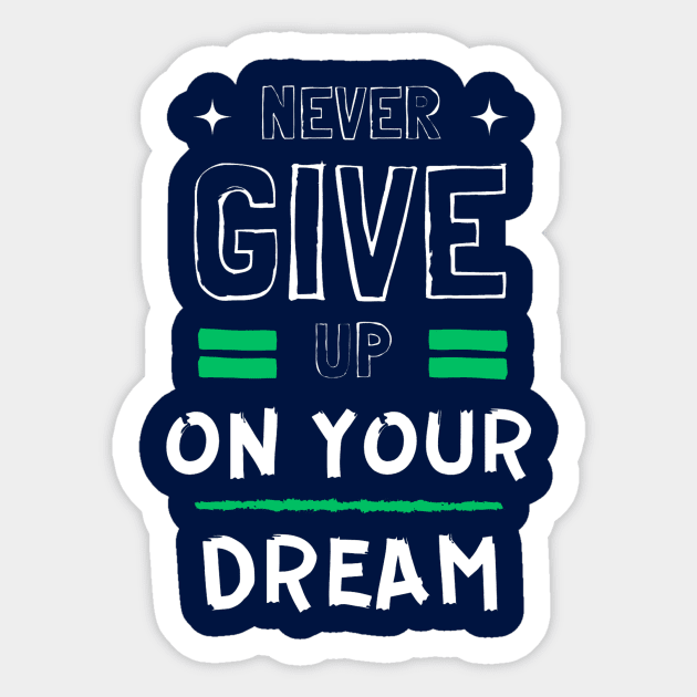 chase your dreams Sticker by pixle by merie